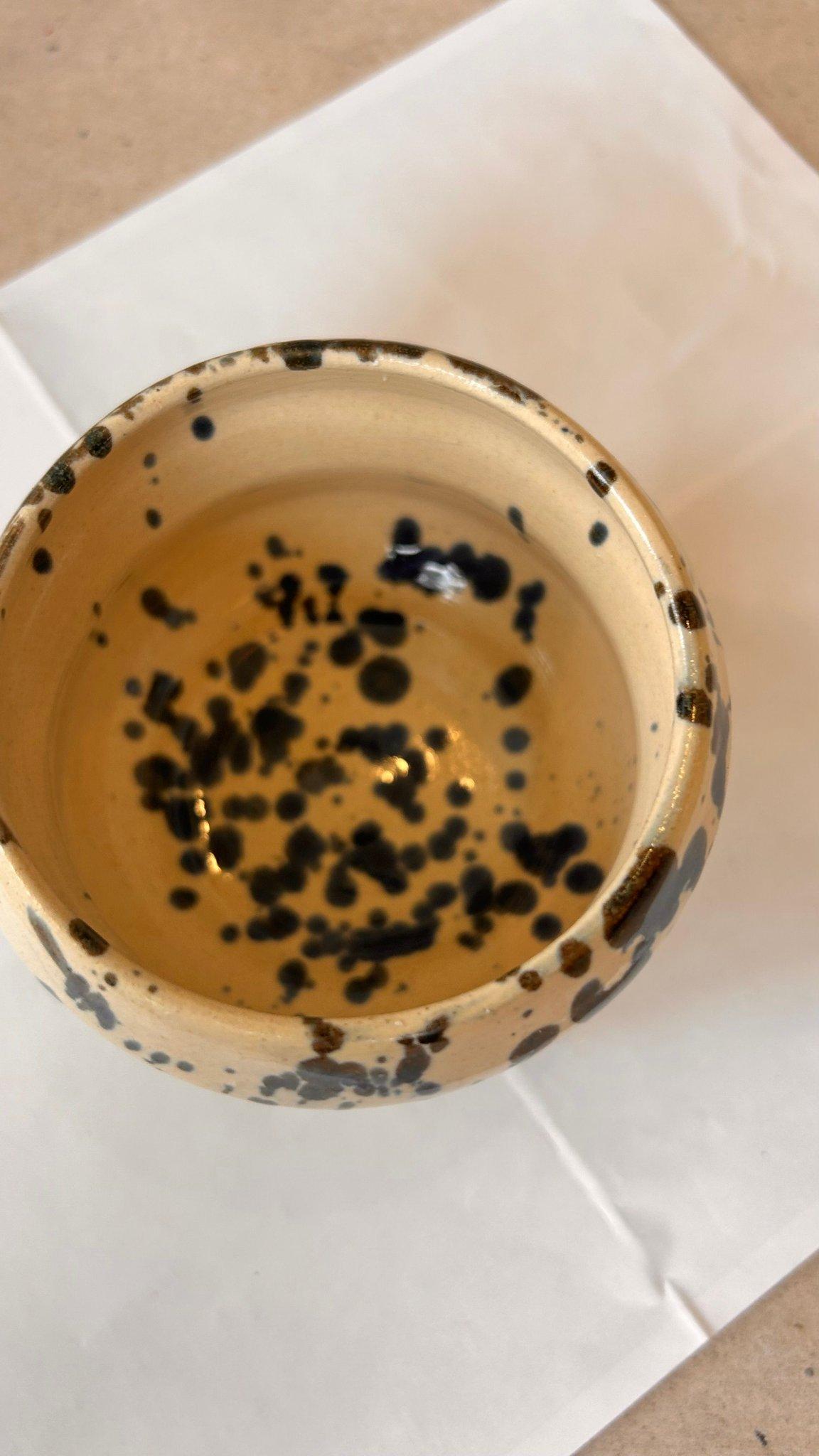 Rain-Speckle Chawan Bowl, handmade by Madhumita at Studio Mita